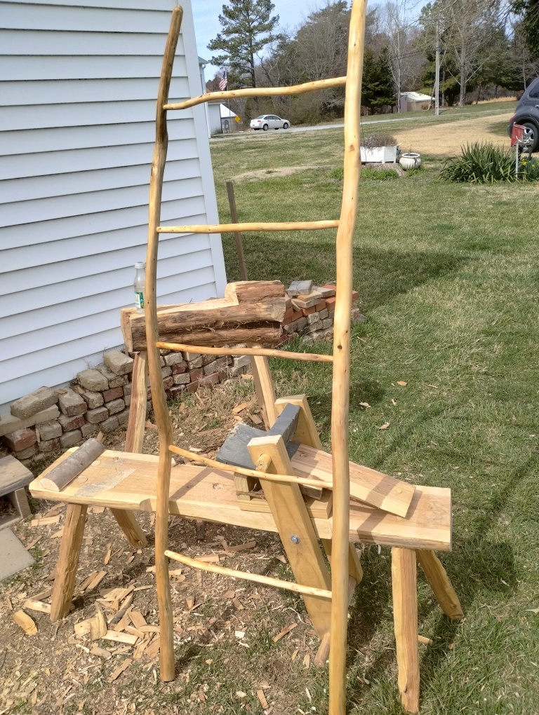 Handcrafted Riven Ladder