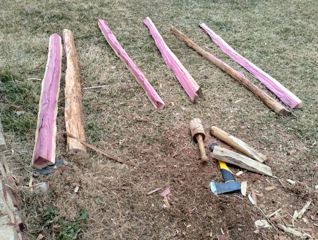 Handcrafted Riven Ladder