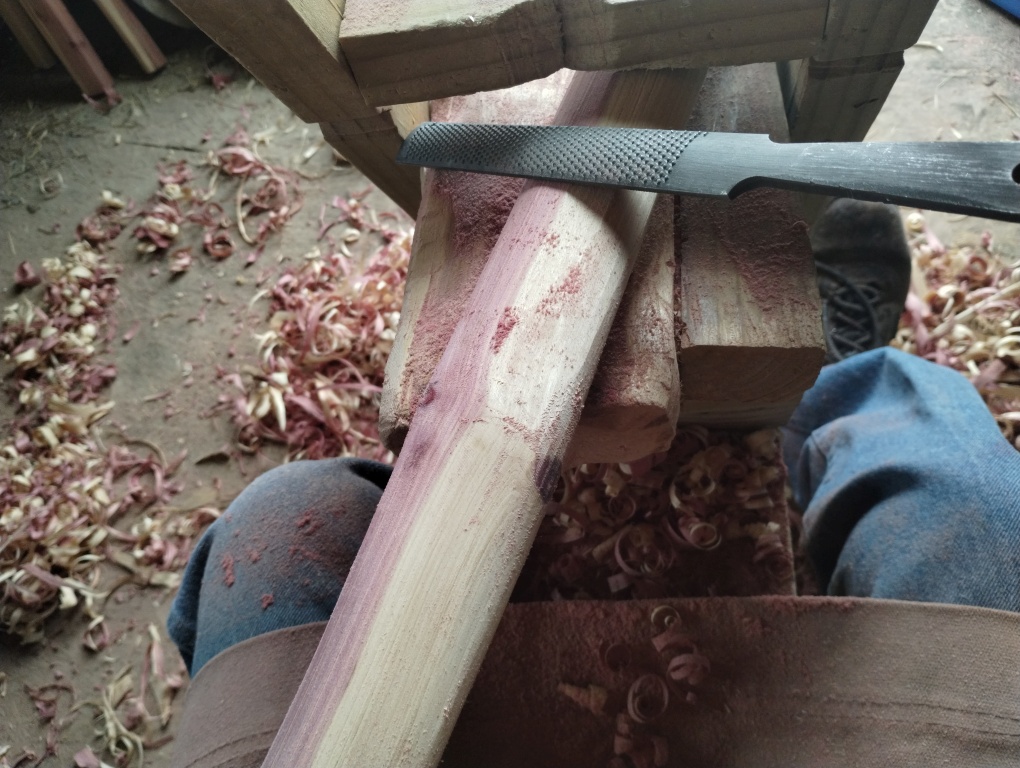 Handcrafted Riven Ladder