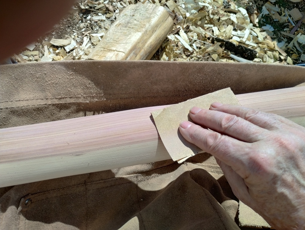 Handcrafted Riven Ladder